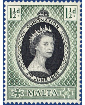 MALTA STAMPS CORONATION