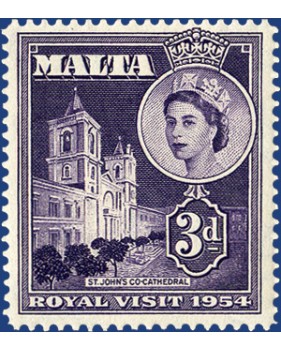 MALTA STAMPS ROYAL VISIT