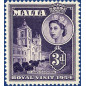 1954 May 03 MALTA STAMPS ROYAL VISIT
