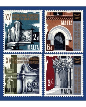 MALTA STAMPS 15TH INT. CONGRESS OF HISTORY AND ARCHITECTURE