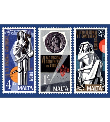 MALTA STAMPS 6TH FAO REGIONAL CONGRESS FOR EUROPE