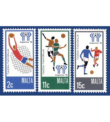 MALTA STAMPS WORLD CUP - ARGENTINA 1978