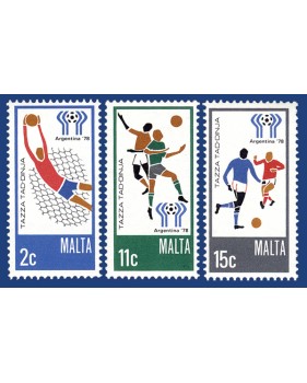 MALTA STAMPS WORLD CUP - ARGENTINA 1978