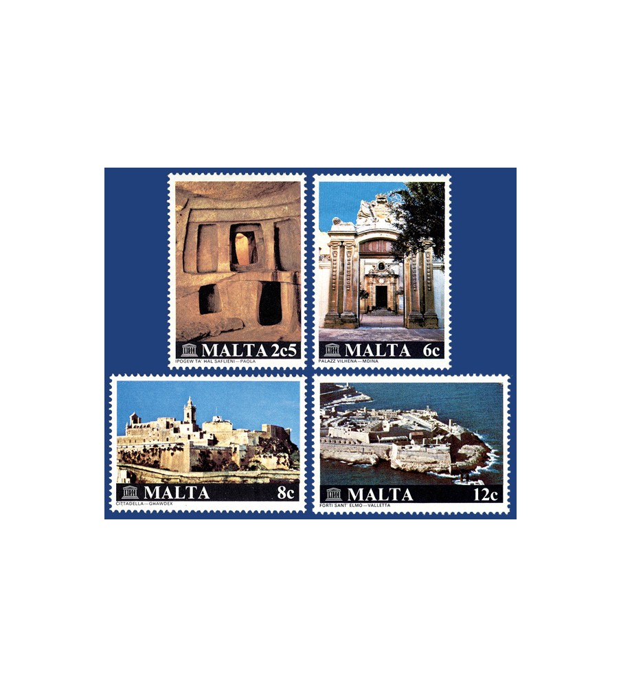 1980 Feb 15 MALTA STAMPS INT RESTORATION OF MALTESE MONUMENTS CAMPAIGN