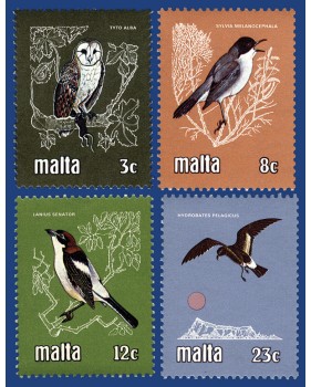 MALTA STAMPS BIRDS