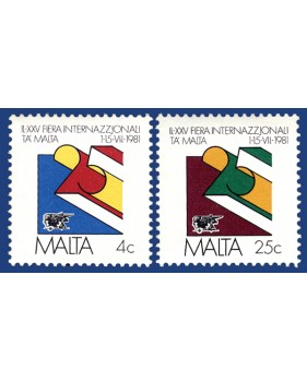 MALTA STAMPS 25TH MALTA INTERNATIONAL TRADE FAIR