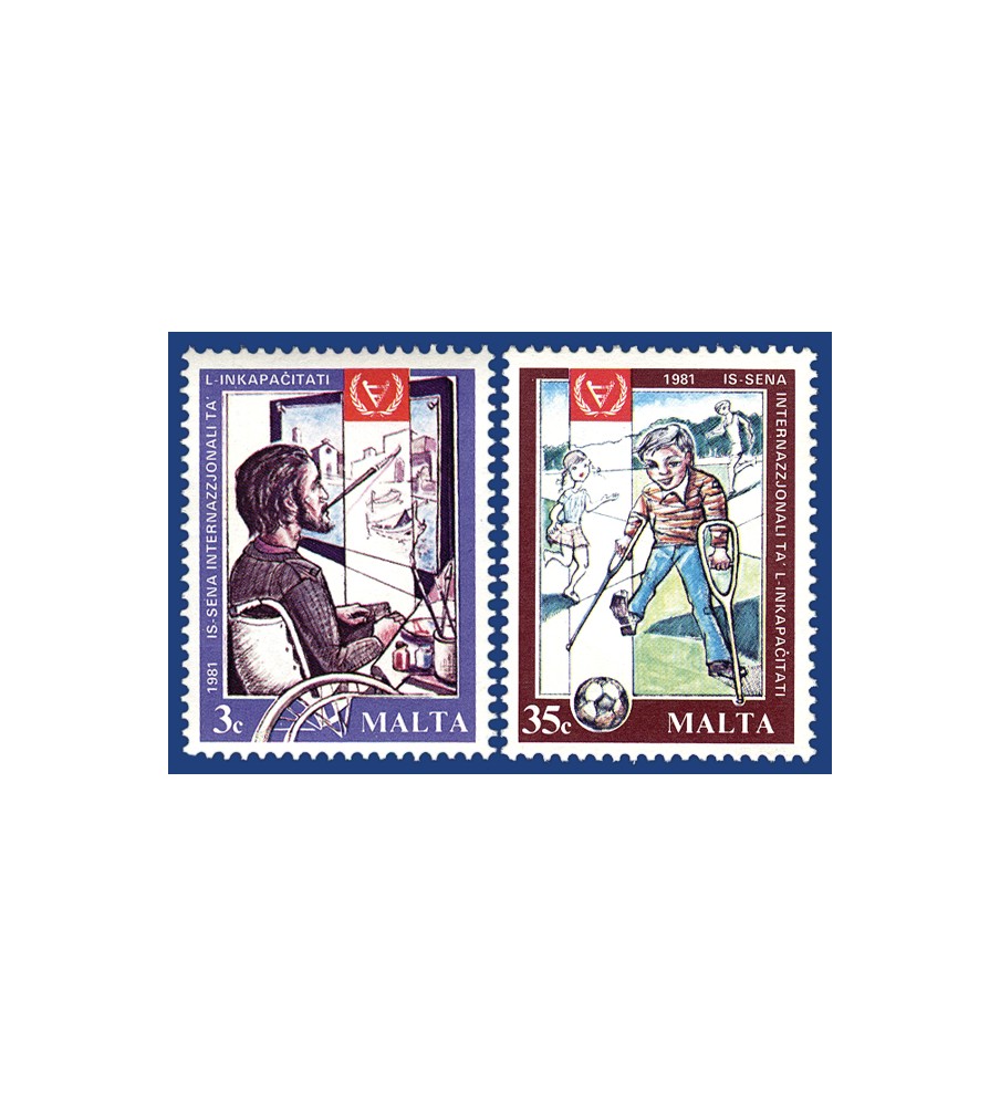 1981 Jul 17 MALTA STAMPS INTERNATIONAL YEAR FOR DISABLED PERSONS