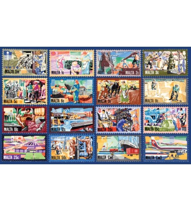 MALTA STAMPS DEFINTIVE SET 'HISTORY OF MALTESE INDUSTRY'