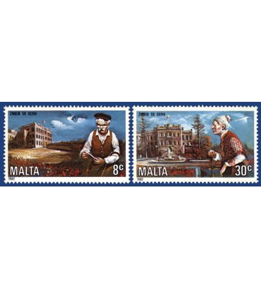 MALTA STAMPS CARE OF THE ELDERLY