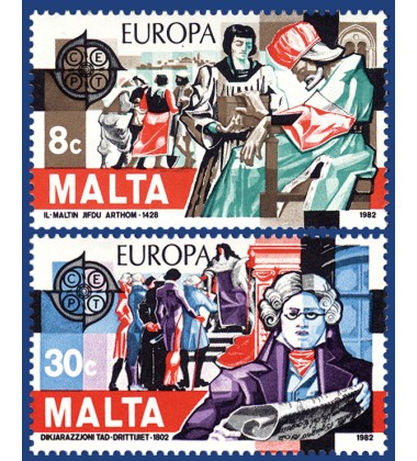 MALTA STAMPS EUROPA 1982