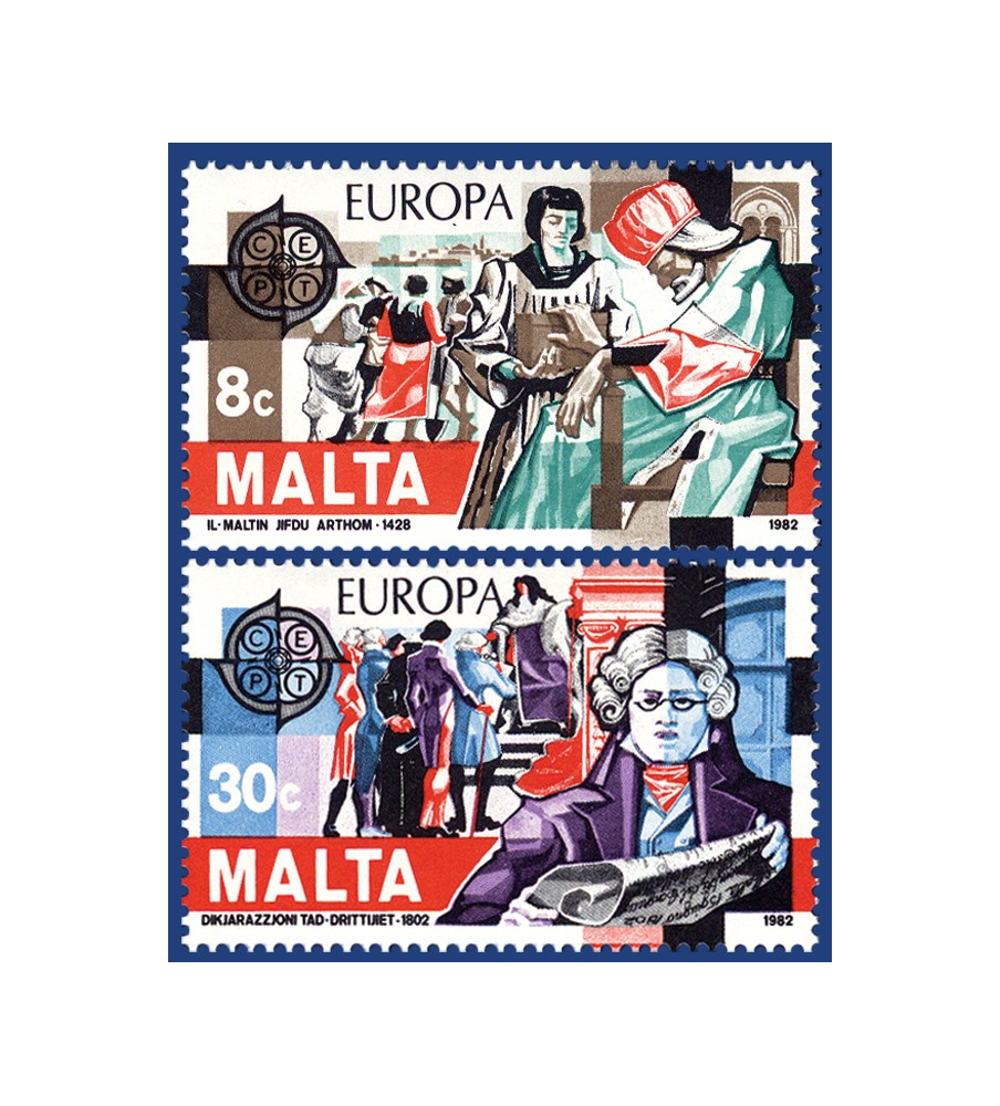 1982 Apr 20 MALTA STAMPS EUROPA 1982