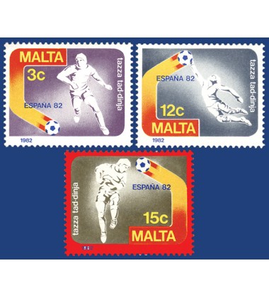 MALTA STAMPS WORLD CUP - SPAIN 1982