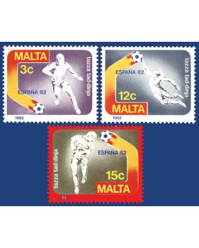 MALTA STAMPS WORLD CUP - SPAIN 1982