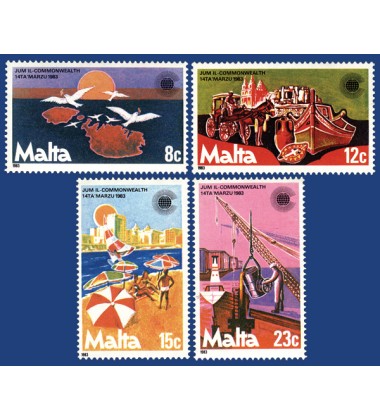 MALTA STAMPS COMMONWEALTH DAY
