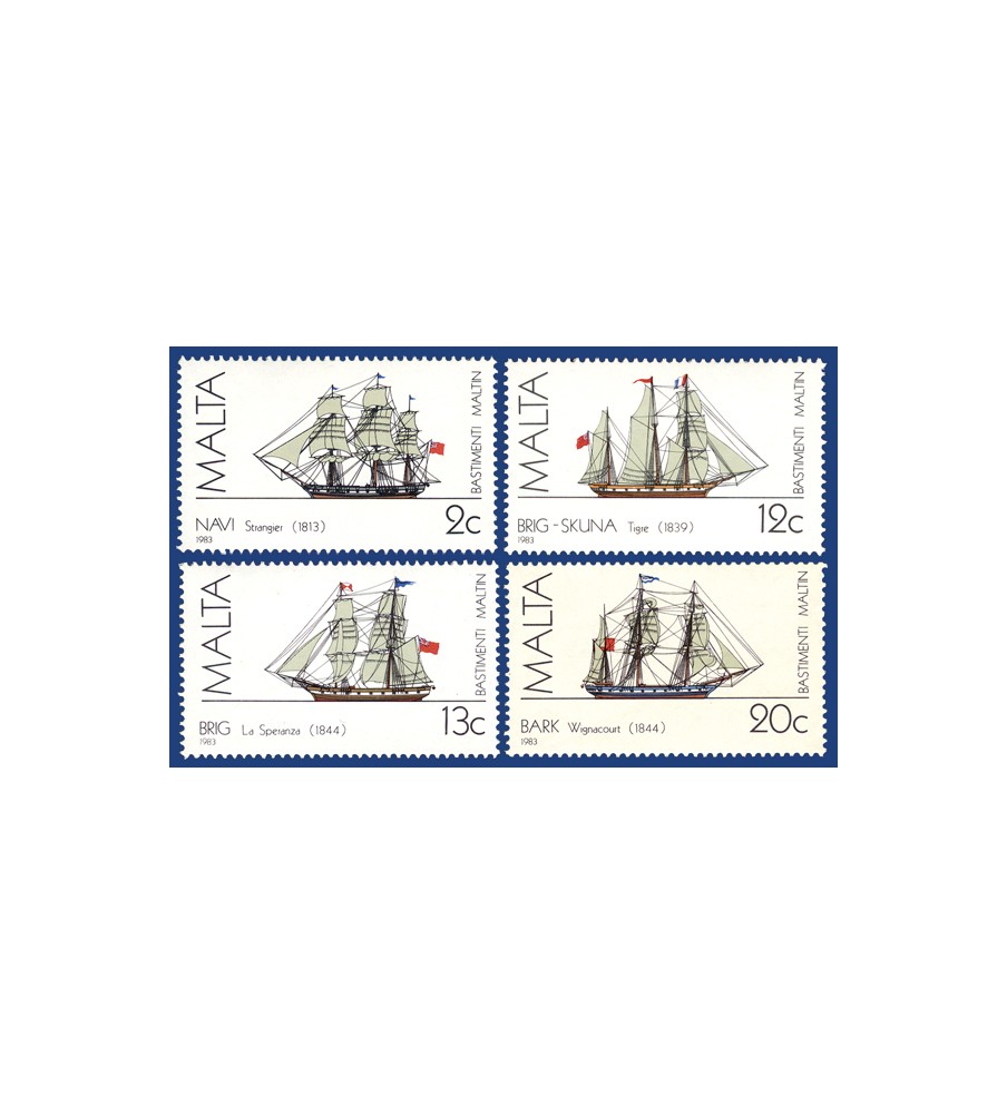 1983 Nov 17 MALTA STAMPS MALTESE SHIPS 2ND SERIES