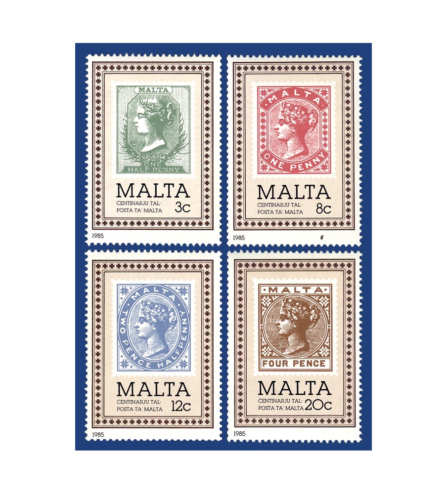 1985 Jan 02  MALTA STAMPS CENTENARY OF THE POST OFFICE
