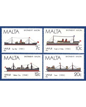 MALTA STAMPS MALTESE SHIPS 4TH SERIES