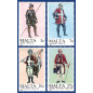 1987 Jaun 10 MALTA STAMPS MALTESE UNIFORMS 1ST SERIES