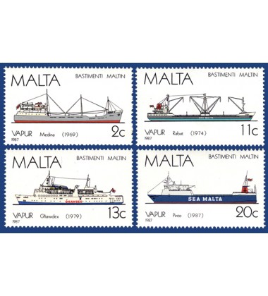 MALTA STAMPS MALTESE SHIPS 5TH SERIES