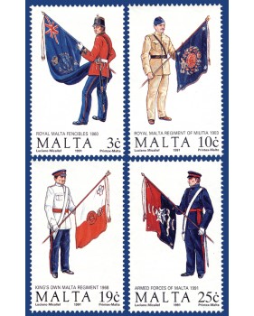 MALTA STAMPS MALTESE UNIFORMS 5TH SERIES