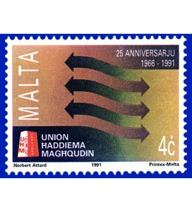 MALTA STAMPS 25TH ANNIVERSARY OF THE UHM