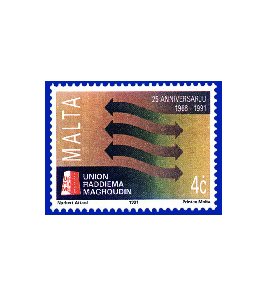 1991 Sep 23 MALTA STAMPS 25TH ANNIVERSARY OF THE UHM