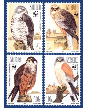 MALTA STAMPS WORLD WILD FUND FOR NATURE