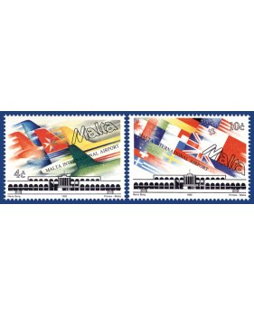 MALTA STAMPS MALTA INTERNATIONAL AIRPORT