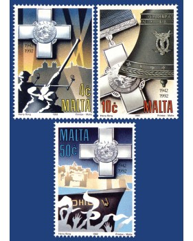 MALTA STAMPS WORLD WAR II COMMEMORATIONS