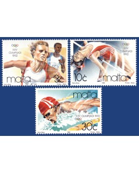 MALTA STAMPS OLYMPIC GAMES - BARCELONA 1992