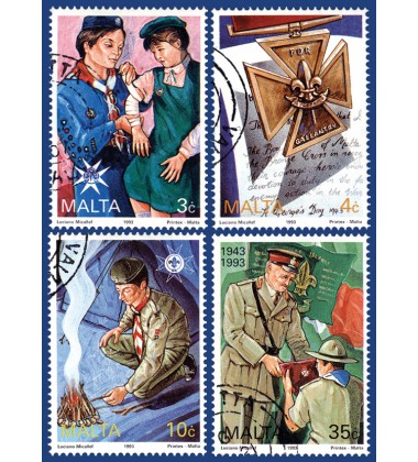 MALTA STAMPS SCOUTS AND GUIDES