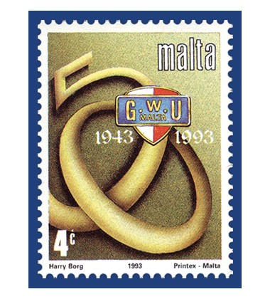 MALTA STAMPS 50TH ANNIVERSARY OF THE GWU
