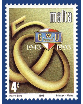 MALTA STAMPS 50TH ANNIVERSARY OF THE GWU