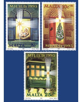 MALTA STAMPS CHRISTMAS 1993