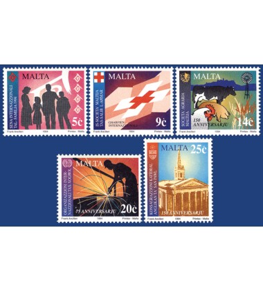 MALTA STAMPS COMMEMORATIONS