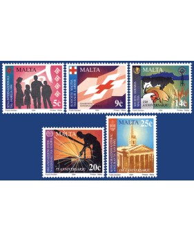 MALTA STAMPS COMMEMORATIONS