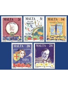 MALTA STAMPS COMMEMORATIONS