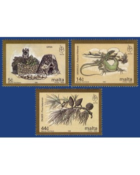 MALTA STAMPS EUROPEAN NATURE CONSERVATION YEAR