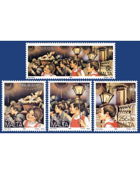 MALTA STAMPS CHRISTMAS 1995