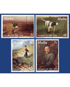 MALTA STAMPS GIUSEPPE CALí