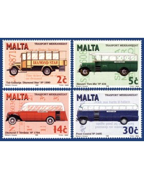 MALTA STAMPS MECHANICAL TRANSPORT