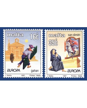 MALTA STAMPS EUROPA 1997