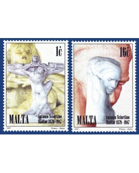 MALTA STAMPS ANTONIO SCIORTINO