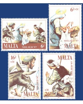 MALTA STAMPS CHRISTMAS 1997