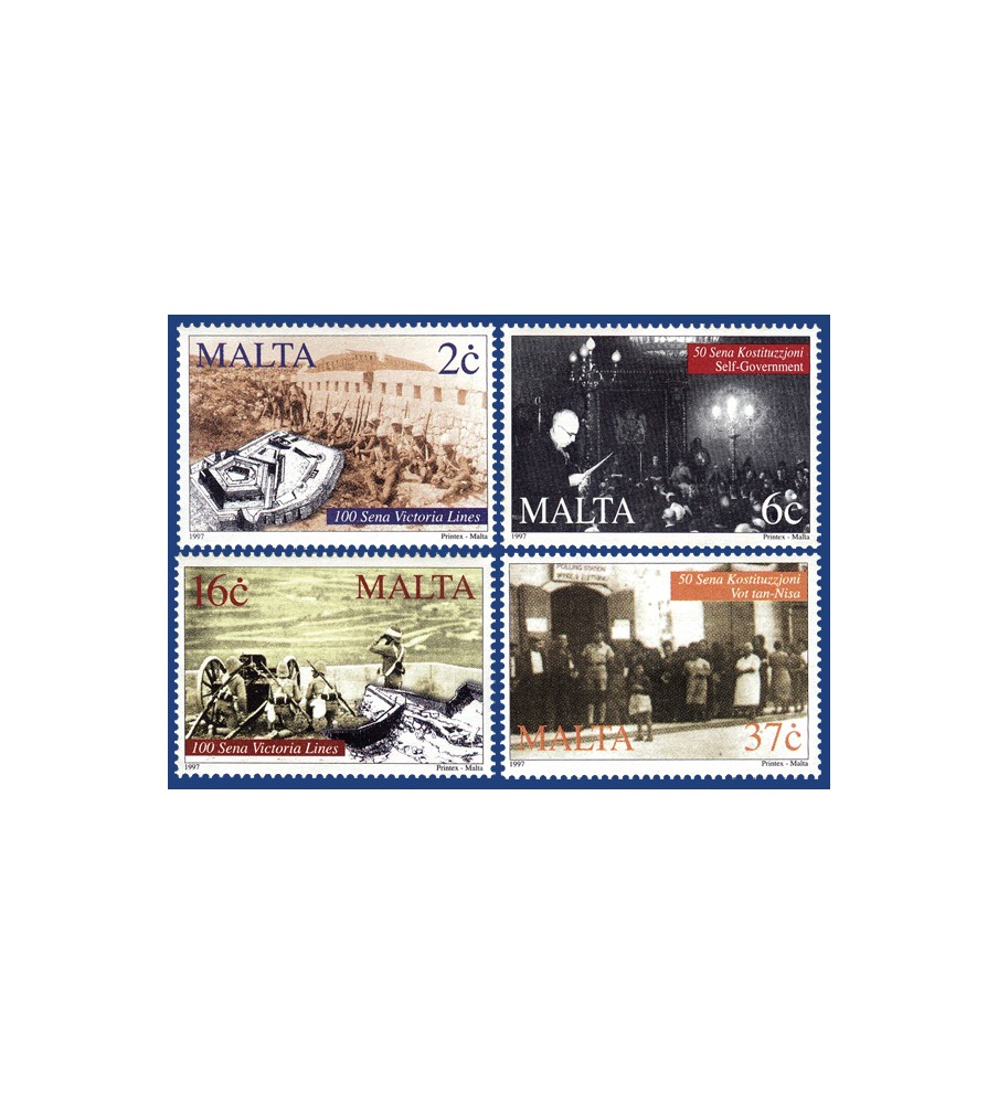 1997 Dec 05 MALTA STAMPS COMMEMORATIONS