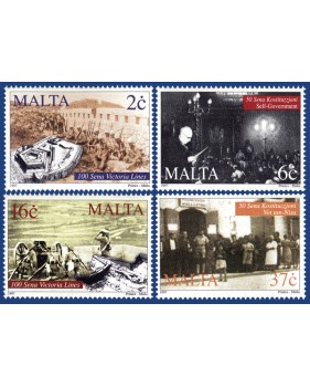 MALTA STAMPS COMMEMORATIONS