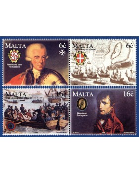 MALTA STAMPS HISTORIC COMMEMORATIONS