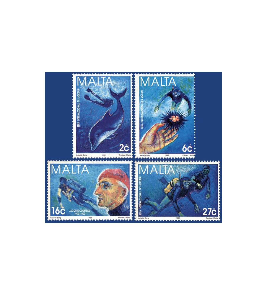 1998 May 27 MALTA STAMPS INTERNATIONAL YEAR OF THE OCEAN