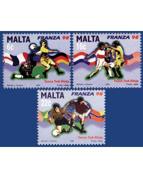 MALTA STAMPS WORLD CUP - FRANCE 1998