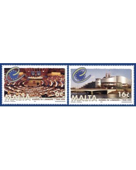 MALTA STAMPS COUNCIL OF EUROPE